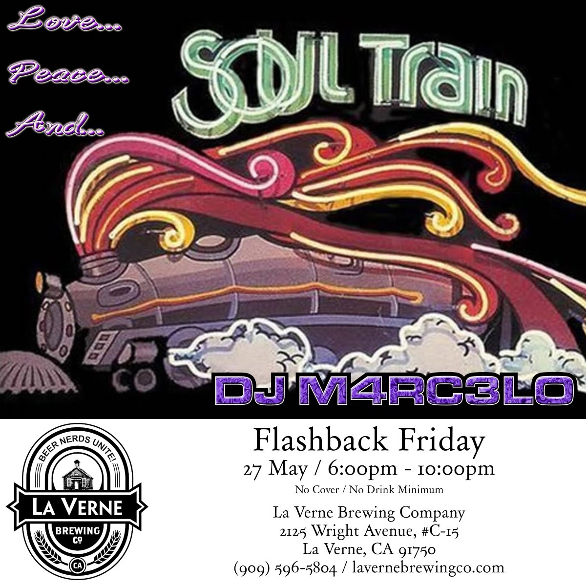 DJM4RC3L0's tweet photo. FRIDAY NIGHT... Let's get it on! It's time to get down! @lavernebrewing @miggys_tacos
#Music #Soul #Disco #Funk #RnB #Beer #FlashbackFriday #SoulTrain #LetsGetItOn #ItsTimeToGetDown
https://t.co/HroBSvQ0wo https://t.co/p8cz3ZRj9u