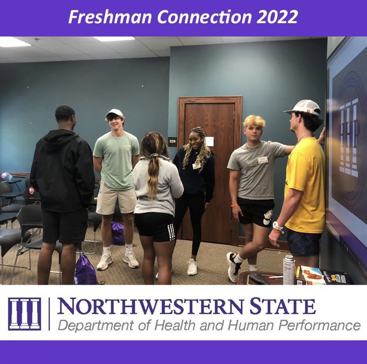 NSUkinesiology's tweet photo. It was a pleasure to welcome some of our newest students today during #FreshmanConnection @nsula π€
#ForkEm #HHP https://t.co/mxui1Br9sJ