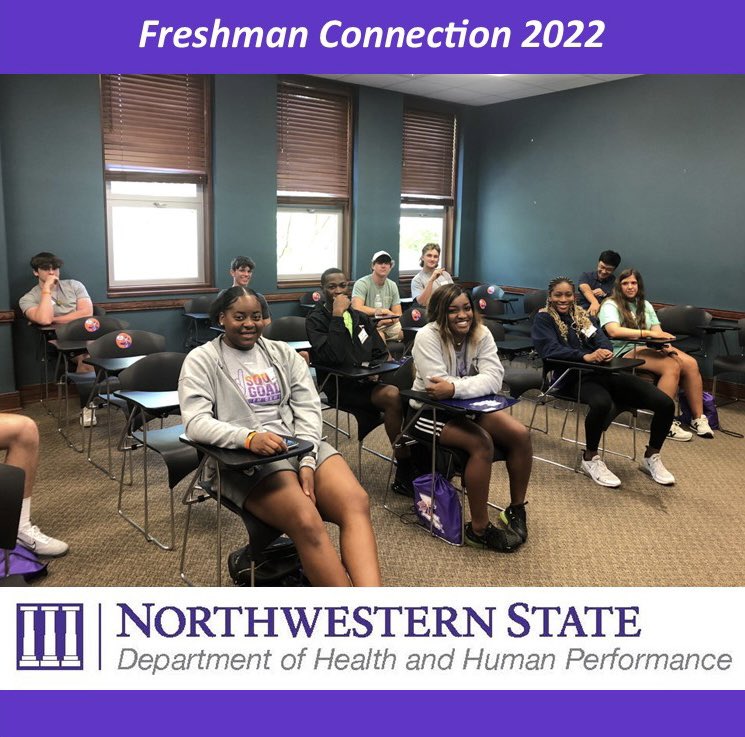 NSUkinesiology's tweet photo. It was a pleasure to welcome some of our newest students today during #FreshmanConnection @nsula π€
#ForkEm #HHP https://t.co/mxui1Br9sJ