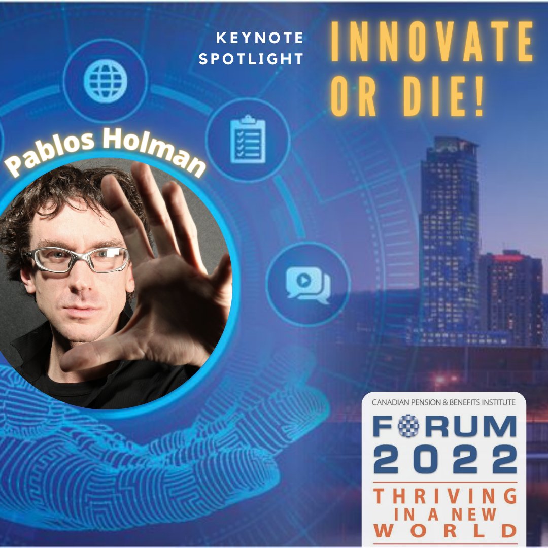 Our Keynote Speaker at CPBI's FORUM 2022 is <a href="/pablos/">Pablos</a> Holman with his session Innovate or Die!

For more information on FORUM 2022, click here: lnkd.in/emRTQTHg

#cpbiicra #conference #continuingeducation #innovation #future