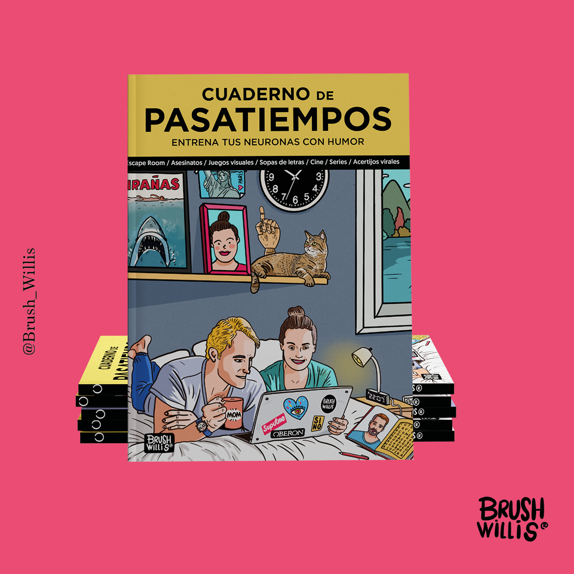 WillisBrush's tweet photo. ¿Un libro de pasatiempos diferente y divertido?
Existe y ya está disponible en librerías de toda España

https://t.co/wU2VnODpx2 https://t.co/JXuHvu6I8V