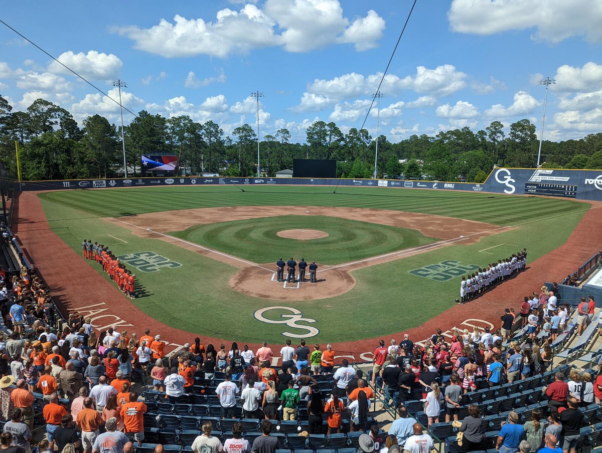 OfficialGHSA's tweet photo. Baseball | A-Public
#Metter & #CharltonCo are set (finally!) for Game 2 of the #APublic βΎοΈπ!
#JIClements @GeorgiaSouthern
@MizunoBsballNA @Braves
Watch @NFHSNetwork
Live stats https://t.co/Nje4b698Lt https://t.co/Lnl2dS3Q7D