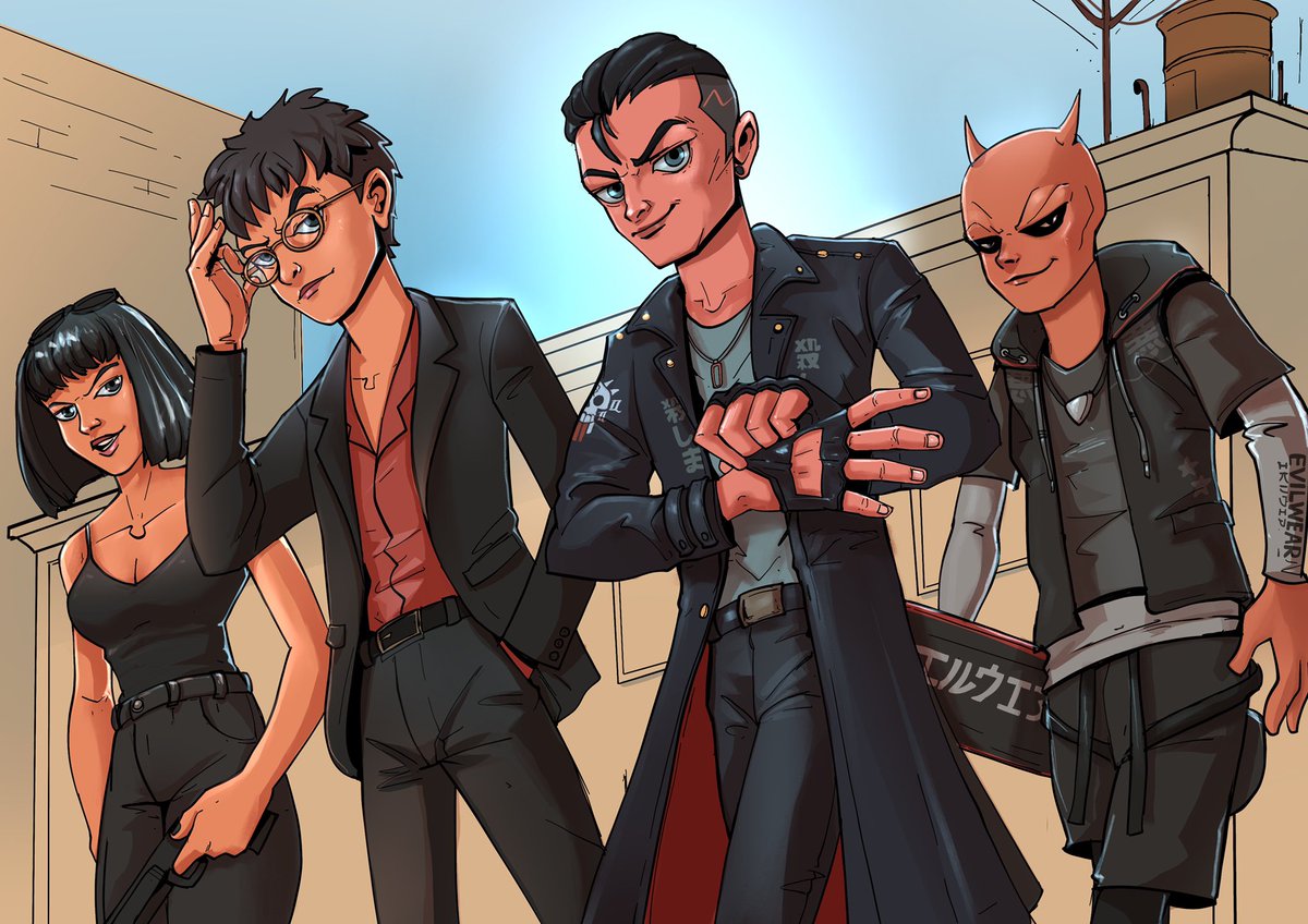 ameeralizahir1's tweet photo. Made this illustration Two month back when @gangsterallstar has a relatively small community since I absolutely loved the project. Sharing it again in the hope that maybe #GASisWATCHING :D @0xInuarashi @aroundtheduang ❤️ @jokerspite @Skew_view.

 @nana130299 Congratulations 💥🙏🏼 https://t.co/KmiAEvQaqn