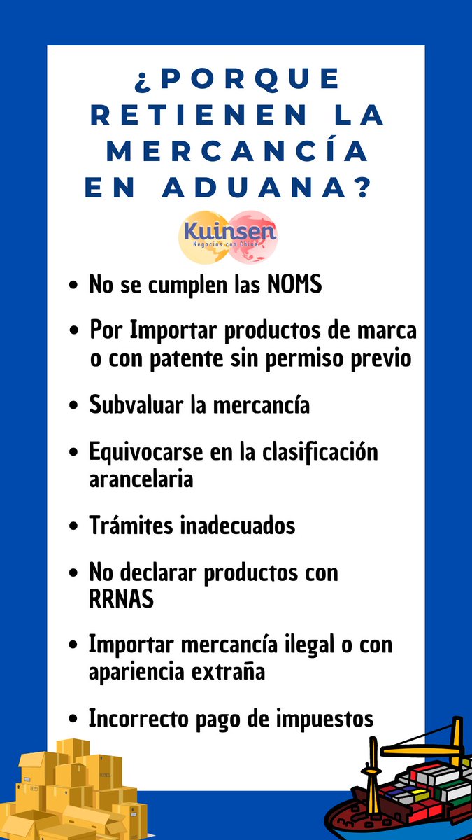 KuinsenCompany's tweet photo. Evita cometer alguno de estos errores y perder mercancía por no realizar importaciones adecuadas.

Informes: 55-32-06-19-82 

#Kuinsen #Importar #Exportar #Emprender #Innovar  #China #México #ComprasenChina #ProveedoresChinos  #Paquetería #Alibaba  #CursoOnline #FelizMiercoles https://t.co/ESg0ar10jM