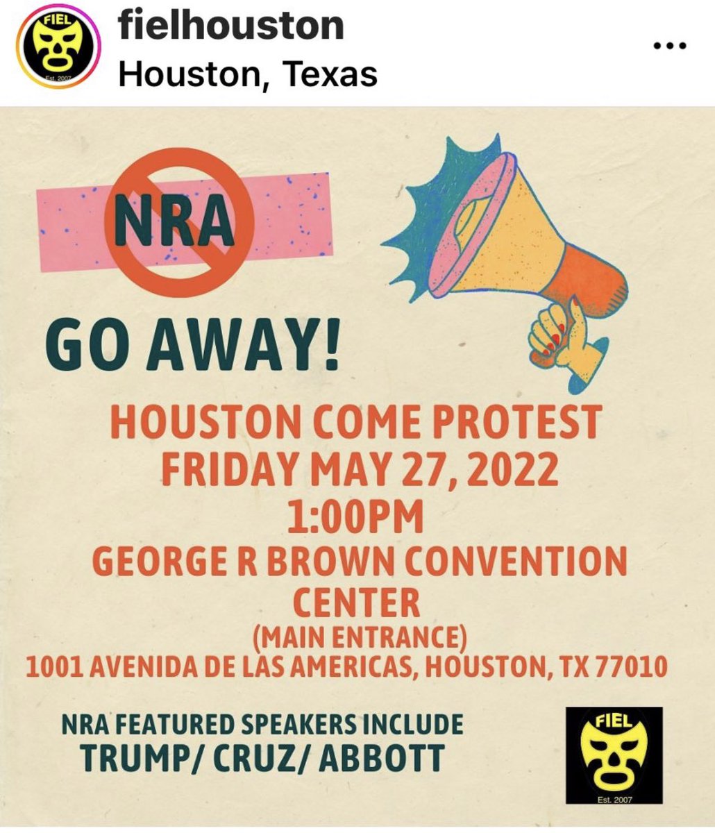 Here’s one NRA GO AWAY protest! Are there more we should know about?