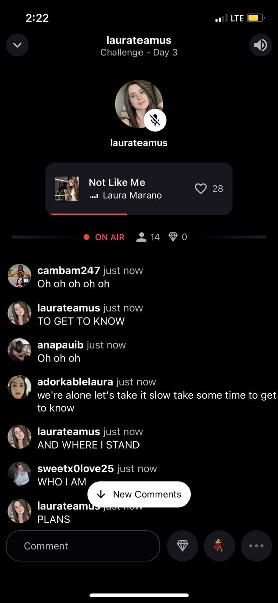 anapauib's tweet photo. So much fun as always thanks @LauraTeamUs for doing this and everything to stream Laura’s music together 💙🙌🏼🥰 and thanks for doing all the fun activities you do #breakupsongchallenge https://t.co/gw6EFOAODT