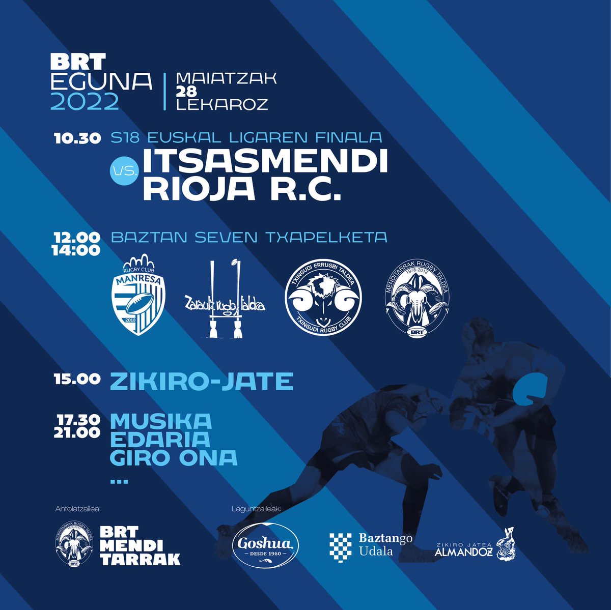 Kiroletik's tweet photo. 🏈 EUSKAL LIGAKO FINALA JOKATUKO DU ITSASMENDIK LEKAROZEN

Plaiaundin ere Touch errugbiko Espainiako eta Frantziako selekzioak arituko dira aurrez aurre

📝https://t.co/XEnWvmyknJ https://t.co/COBQvFgQxS