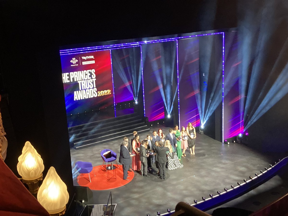 We were honoured to attend the #PrincesTrustAwards 2022 yesterday - what a moving and inspirational event celebrating the amazing achievements of young people. Big congratulations to all the winners! #eventprofs