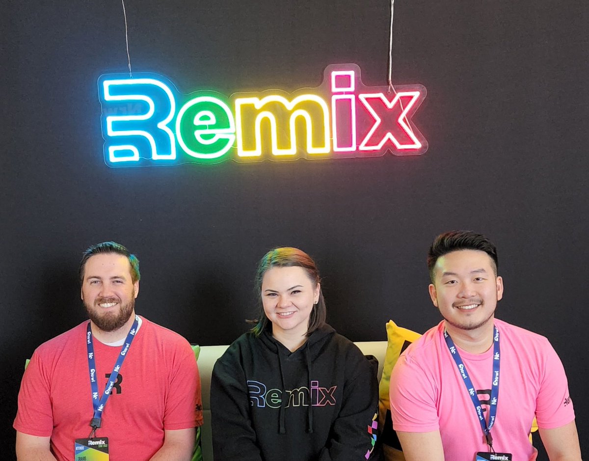 TBakerDev's tweet photo. The first half of #RemixConf has been 🔥🔥! Excited to see what the last half has in store. https://t.co/ytR9bfxL7R