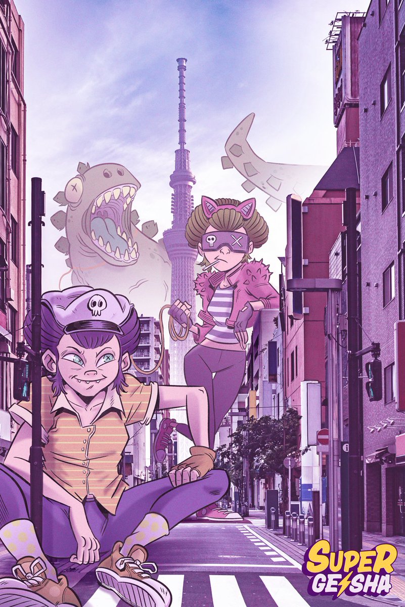 CryptoGeisha's tweet photo. We have released over 25 full illustrations since Super Geisha launched that have not been minted or sold. This art is here to help tell our story ⚡️ https://t.co/SDsqAshNbZ