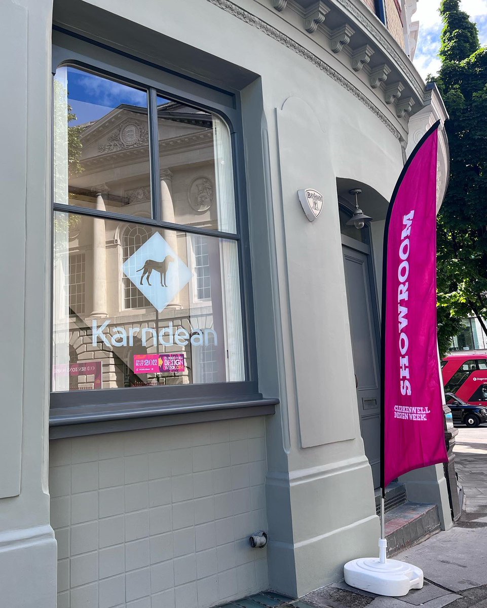 We’ve been busy celebrating the launch of our very first showroom at @CDWfestival 🎉 it’s an awesome space with plenty of product info & creative, inspiring interiors. Come & see us at 20 Clerkenwell Green 🙌