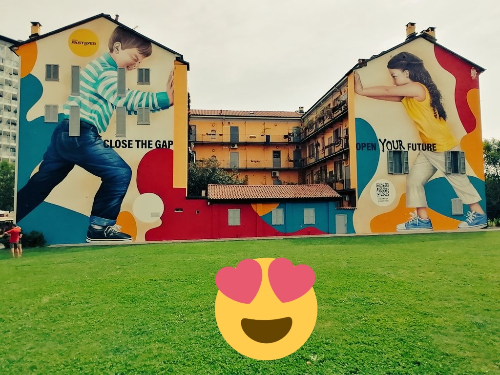 Sicilianodoc7's tweet photo. #Milano, #PortaNuova, il murale in via De Castillia 20 firmato dallo street artist #Rosk alla #BibliotecadegliAlberi https://t.co/EMdjEoL4FX