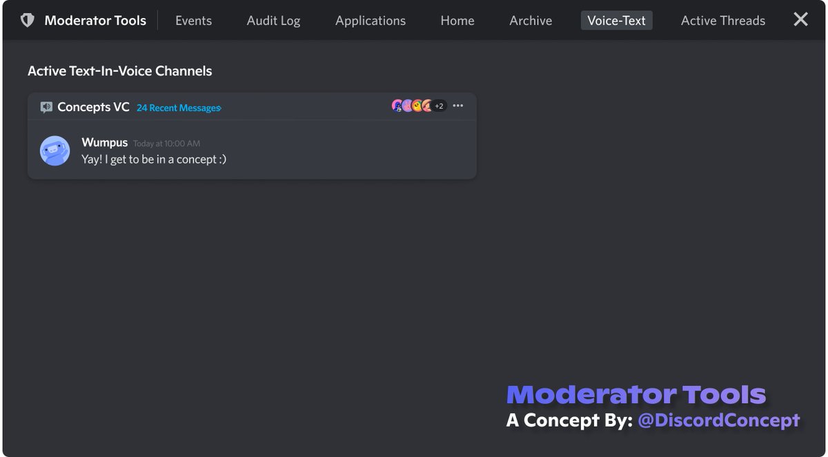 DiscordConcept's tweet photo. Part 6/7 of the Moderator Tools Concept https://t.co/YL8GyYavBs