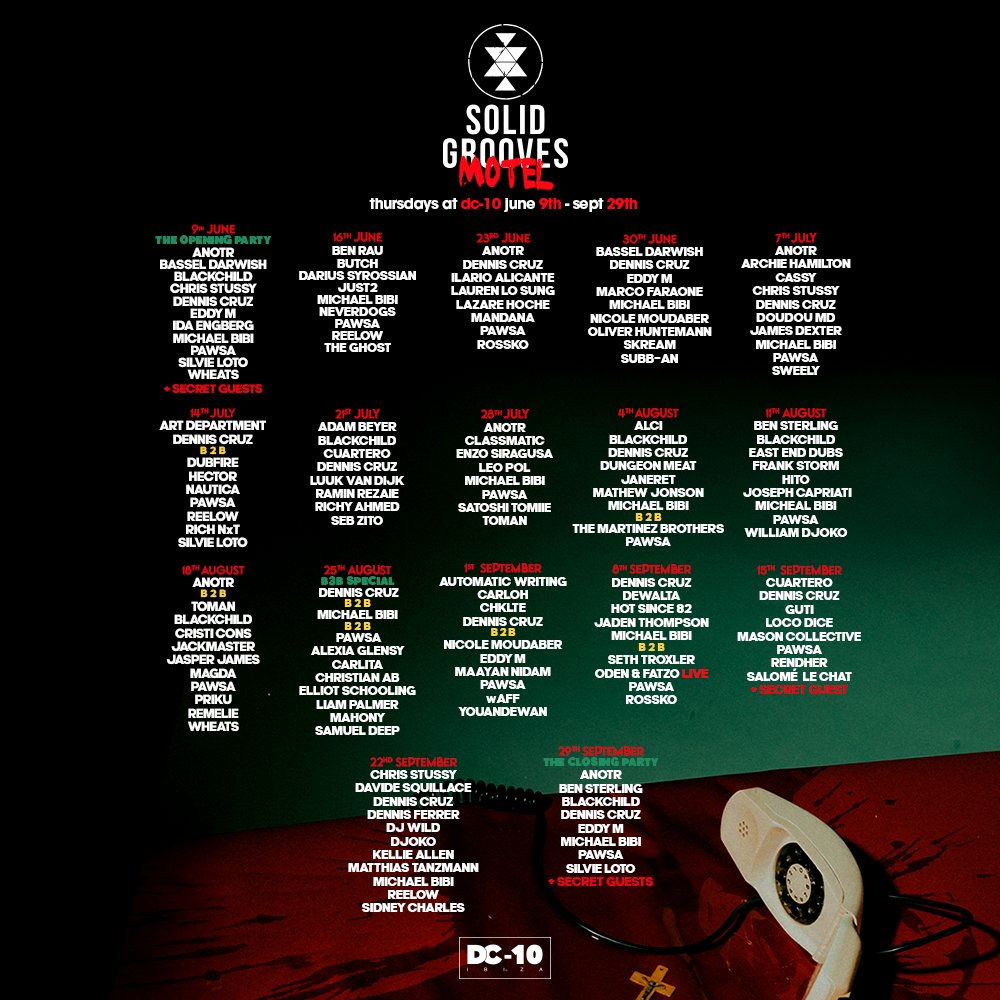 Hot summer <a href="/dc10ibiza/">DC10 Ibiza</a> with <a href="/SolidGrooves_/">Solid Grooves</a> 
catch me there on 22 sept 🔥🚀🎶