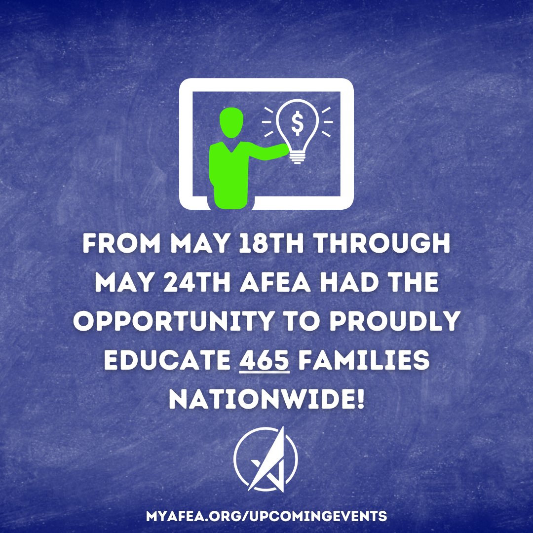 MyAfea's tweet photo. To register for a free financial education class near you, go to https://t.co/hUhdDDVmOR
#WorkshopWednesday
Contact your Academic Coordinator to book your events today!
We are #CreatingFinancialClarity #AFEA #FinancialEducation! https://t.co/2L5pefk4RG