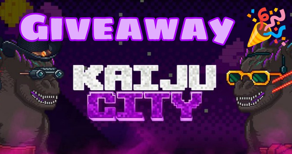 🎁 #WhitelistGiveaway!🎁

 🏆2 WL spots 🏆

To enter:
✅Follow  <a href="/KaijuCity/">Kaiju City | Minting 6th June</a> <a href="/_dosja/">Dosja</a>
✅like &amp; RT
✅Tag 3 friends
Join to DC : discord.gg/EuGKPqNx

Ends in 48h ❤️‍🔥

#SolanaGiveaways #SolanaGiveaway  #NFTGiveaway #NFTGiveaways #NFTCommunity #Giveway #NFTshill #NFTSolana #Solana