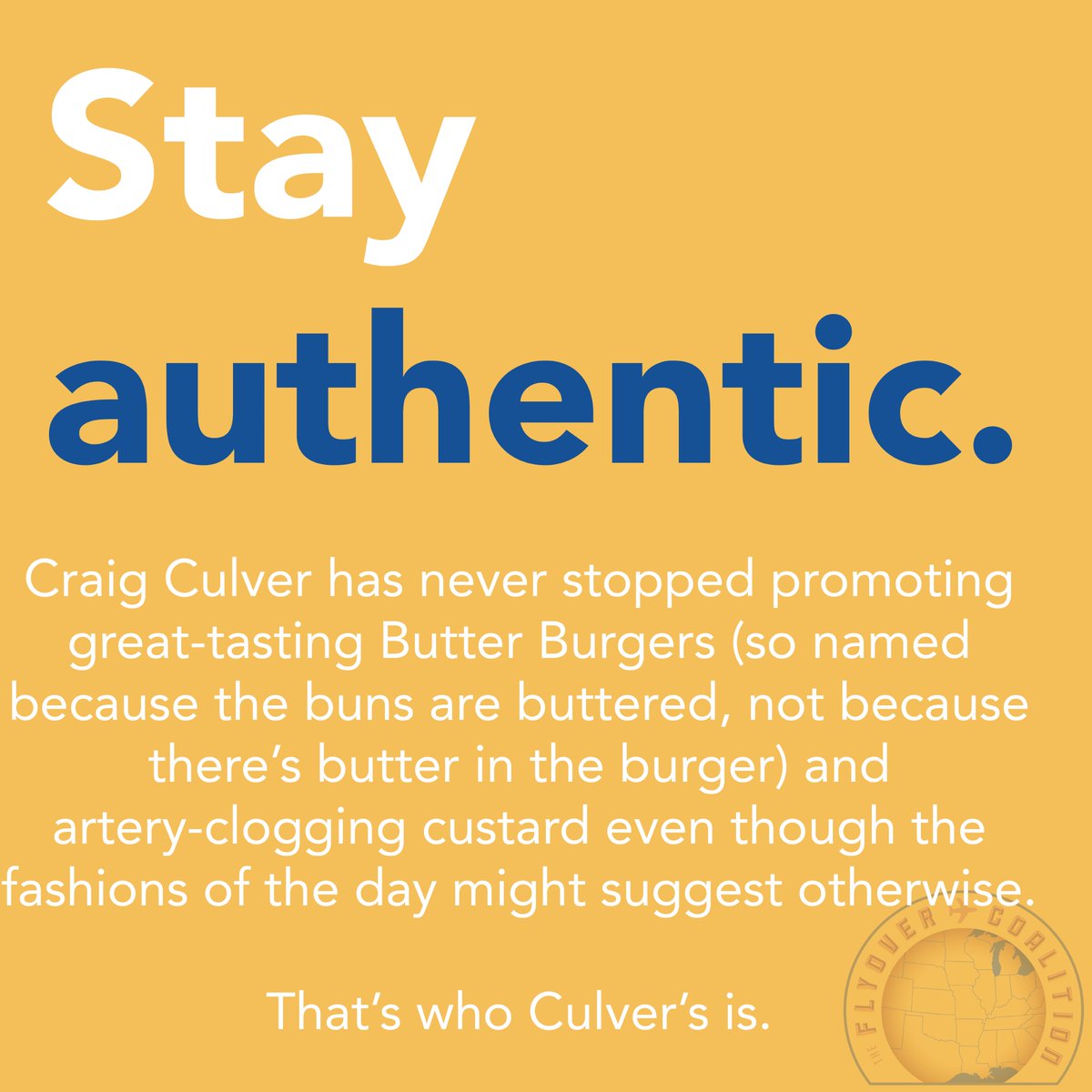 Flyover_US's tweet image. In the latest edition of The 40,000-Foot View, Dale Buss dives into the secrets behind the success of one of the most rapidly growing fast-food chains in the nation: Culver's. 

Read more at: flyovercoalition.org/single-post/cu…