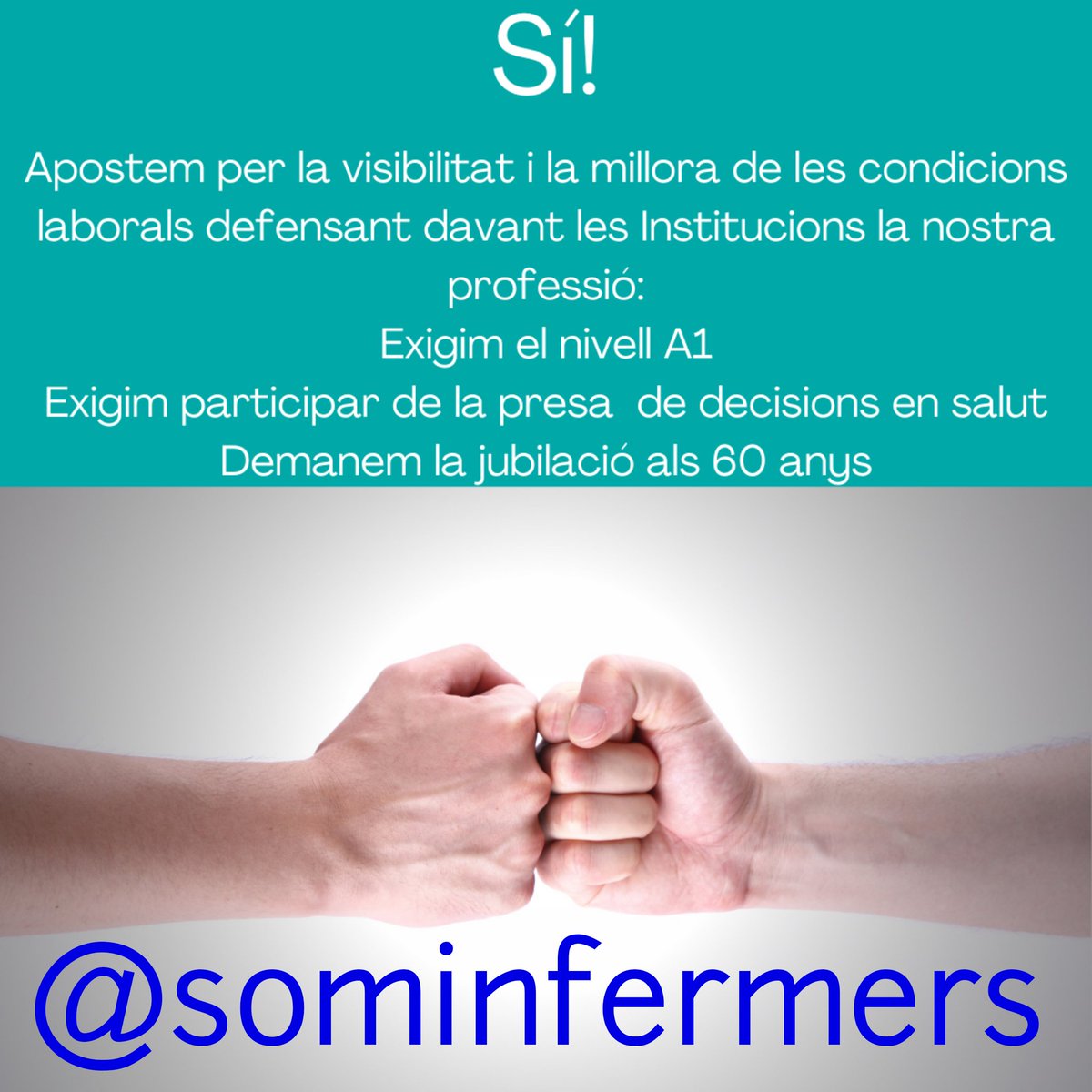 SomInfermers's tweet photo. El dia 8 de juny pots decidir qui vols que et representi. Per un col·legi de tots, obert, lluitador i participatiu VOTA @sominfermers Consulta el que hem fet i el que volem fer a: https://t.co/gGAXseD1vU https://t.co/zeiDjUfTap