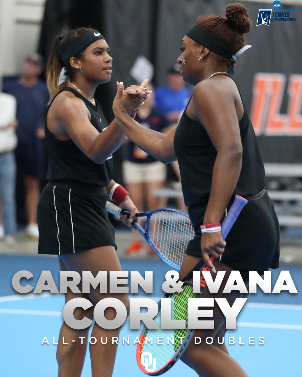 OU_WTennis's tweet photo. 𝐓𝐡𝐞 𝐦𝐨𝐬𝐭 𝐝𝐞𝐬𝐞𝐫𝐯𝐢𝐧𝐠 🙏

Congratulations to @emmastak, @CarmenCorley3  and @ivanacorley on being named to the 2022 NCAA All-Tournament Team! 🏆

🔗 | https://t.co/dr6kNYKbbE

#OUrFight https://t.co/cpQPzC1oK1