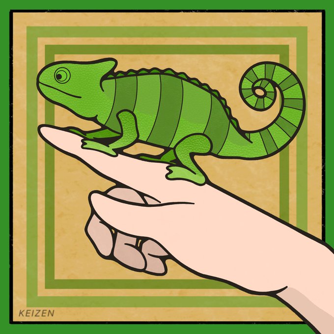 カメレオンのtwitterイラスト検索結果