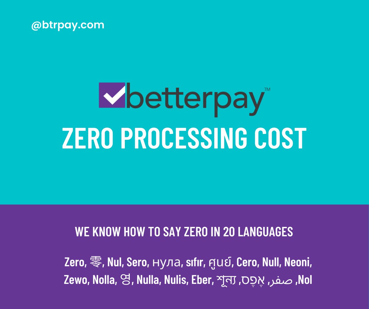 btrpay's tweet photo. Welcome To Zero Processing Cost, No Monthly Fees and No Contract. 

Visit https://t.co/rLE8gM0Nm1 Today 

#fintech #business #businesstips #SmallBusiness #smallbusinessowners #smallbusinessowner #betterpay https://t.co/NBKVU5No0x