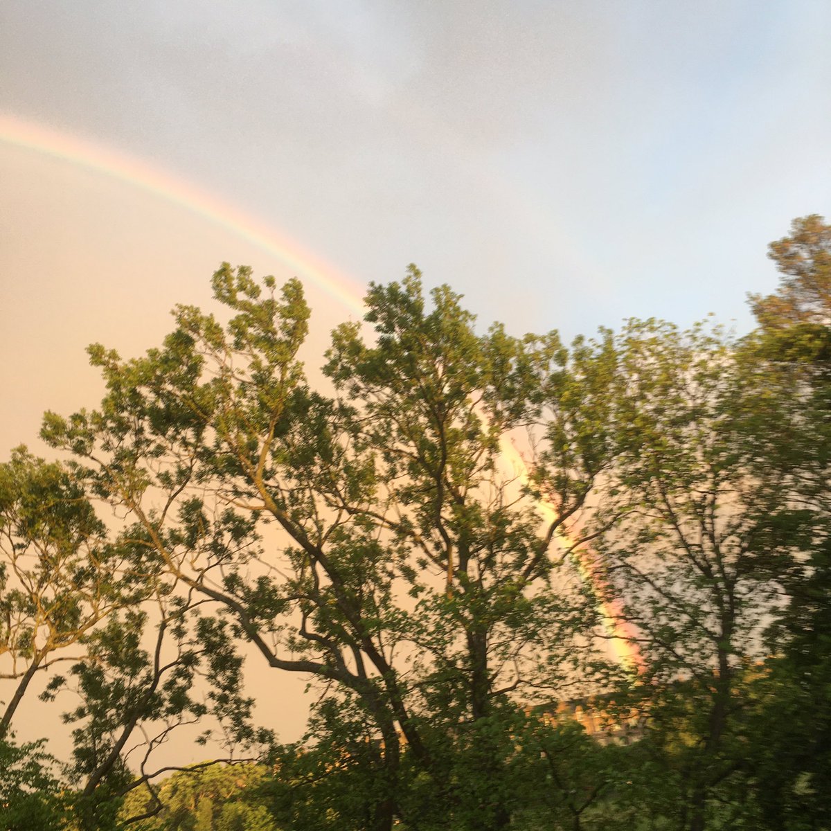 Just lasted for a couple of minutes.