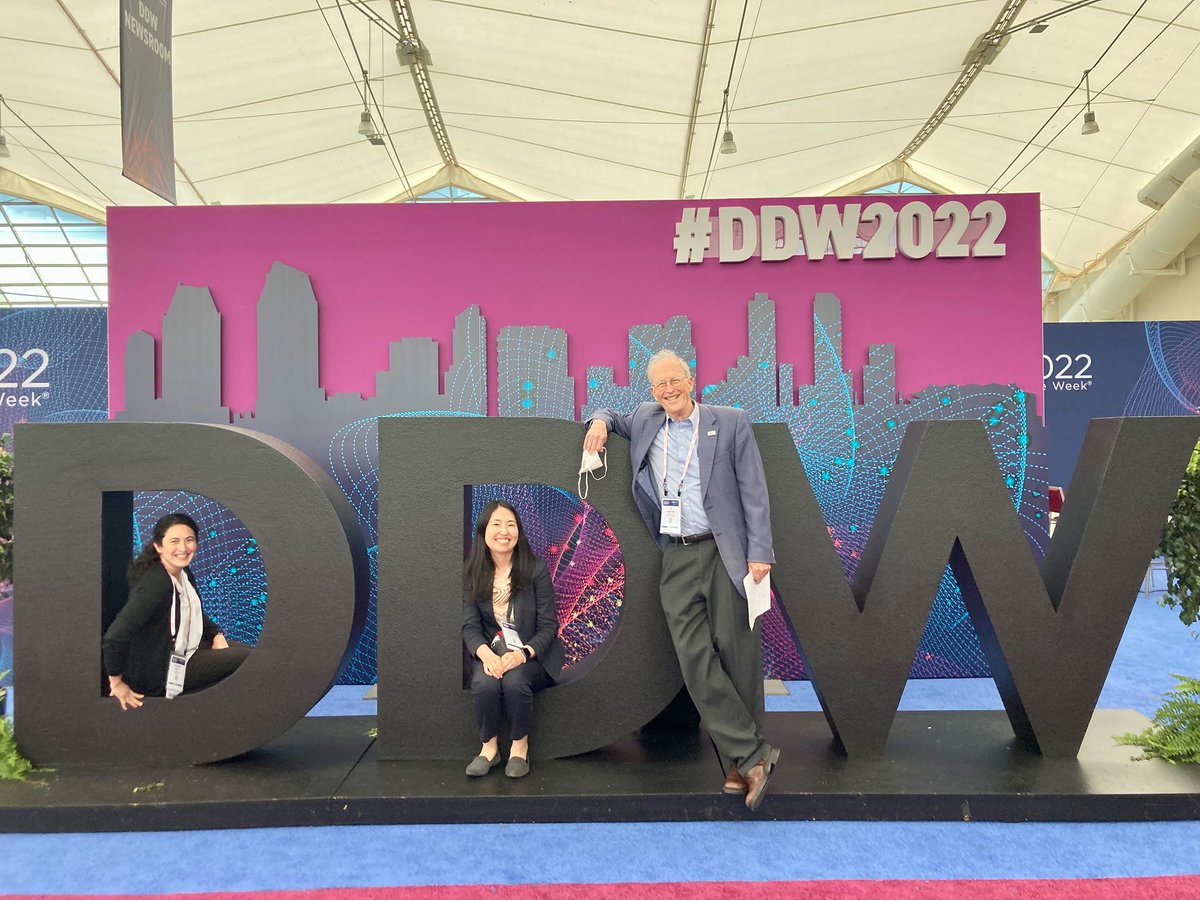 I was so enjoyed #DDW2022 at San Diego. This was my first experience to give a presentation without any hesitation and meet new people all around the world!
