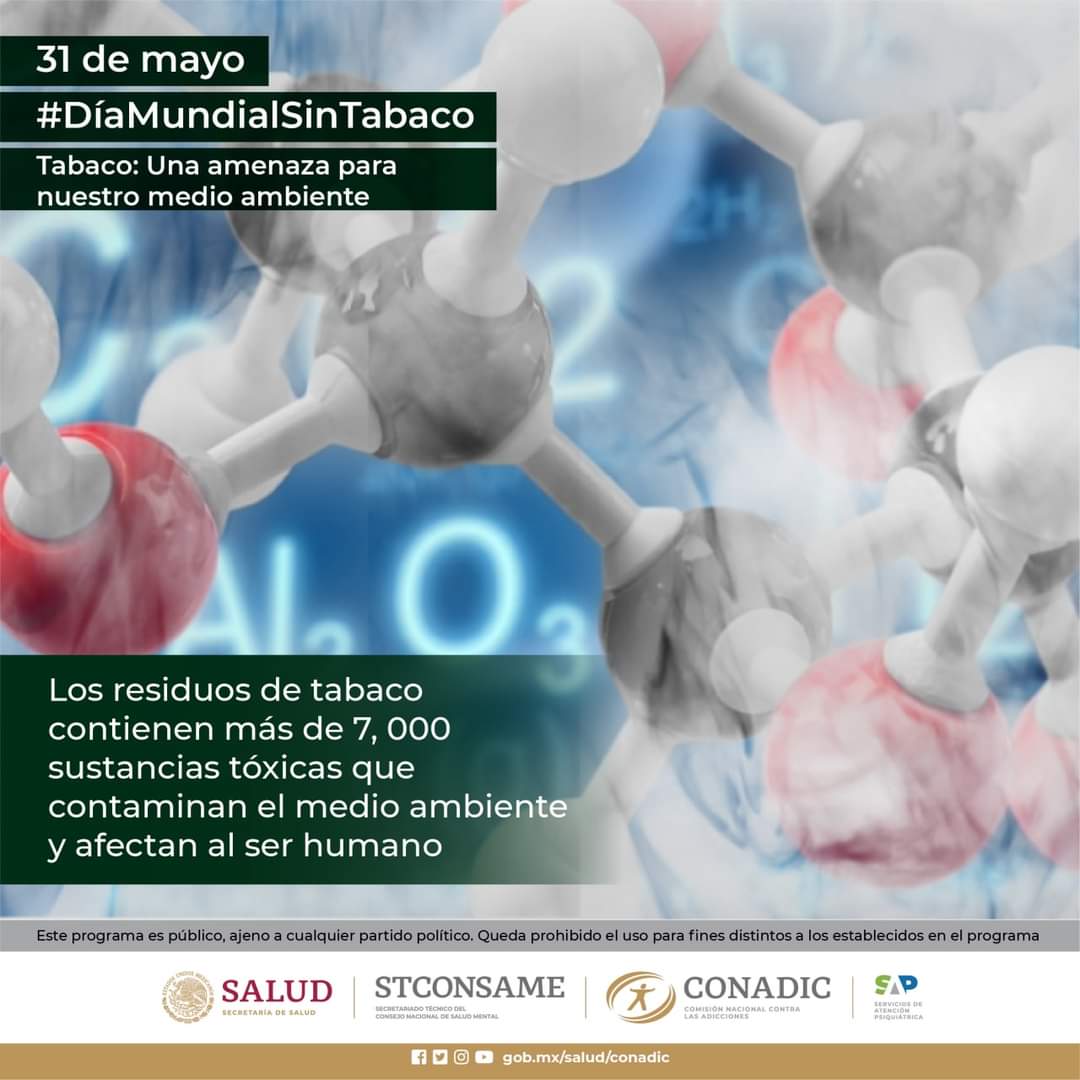capatuxtepec's tweet photo. La exposición al humo de tabaco está asociada a síntomas de depresión y cambios de humor. Cuida tu salud mental y convierte tu entorno en un espacio libre de humo de tabaco y emisiones
#SinTabacoEsMejor 
#EligeNoFumar 
#NiFumoNiContamino 
#CuidoMiAmbiente https://t.co/2y0xOP1206