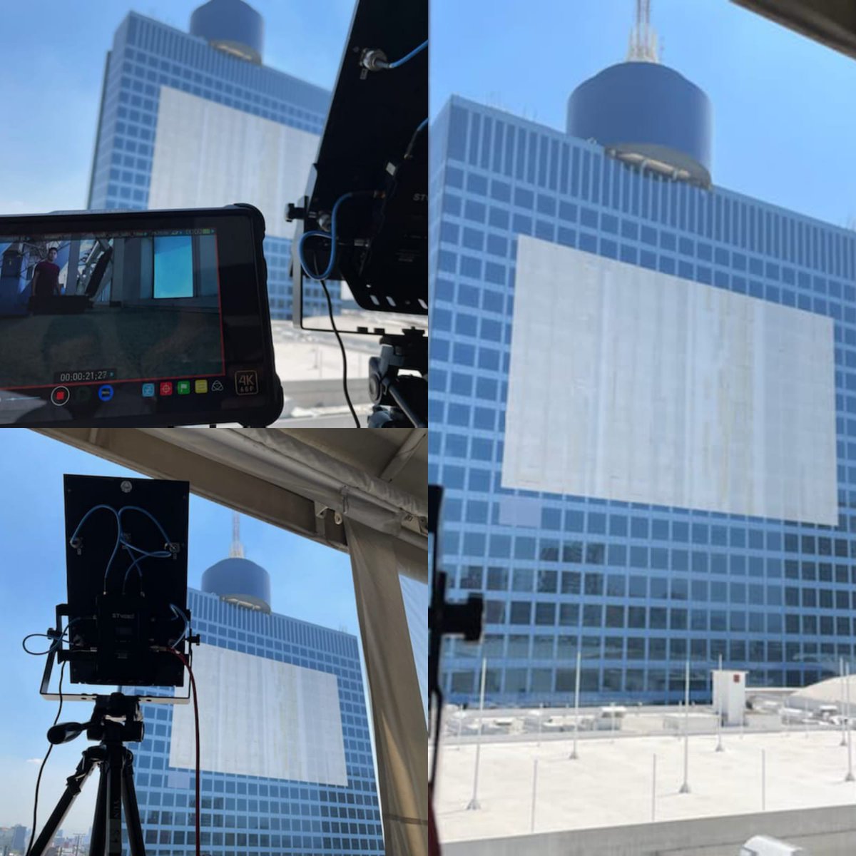 📸 Compartimos imágenes de pruebas para #transmisióninalambrica #WiFi proyectada en pantalla exterior con tecnología de #wirelesstransmission de #STVideo 

Seguimos innovando para ofrecer a nuestros clientes las mejores #SolucionesTI en #audio #video y #streaming 👍