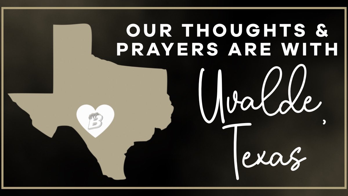 We are broken-hearted over the loss of lives at Robb Elementary School. Our hearts and prayers are with Uvalde. <a href="/BradleyCentral/">Bradley Central H.S.</a>