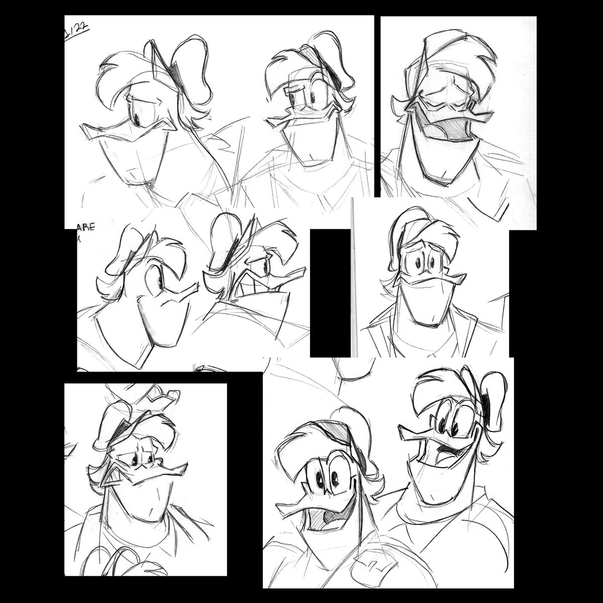 did some donald and launchpad studies within the last few days! here's my favorites
#ducktales