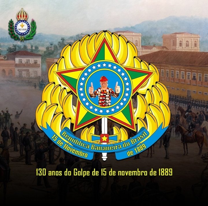 ImperioDoBrazi3's tweet photo. 1889 Eu tava lá de boa, feliz da vida, até que veio o Deodoro e disse: https://t.co/tYijYBDeTR
