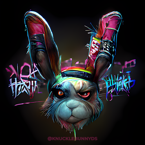 knucklebunnyds's tweet photo. #KBDS discord invites open for the next hour. LFG!!

https://t.co/72zrJHnD32

#NFTCommunity #NFTartist @red7nft #SolanaNFTs #Sneakpeek #NFTart #Graffiti #StreetArt #DevilBunny #TheBurrows #NFTGiveaway #NOTISQUAD #NOTIGANG https://t.co/FEcpfhDB2N