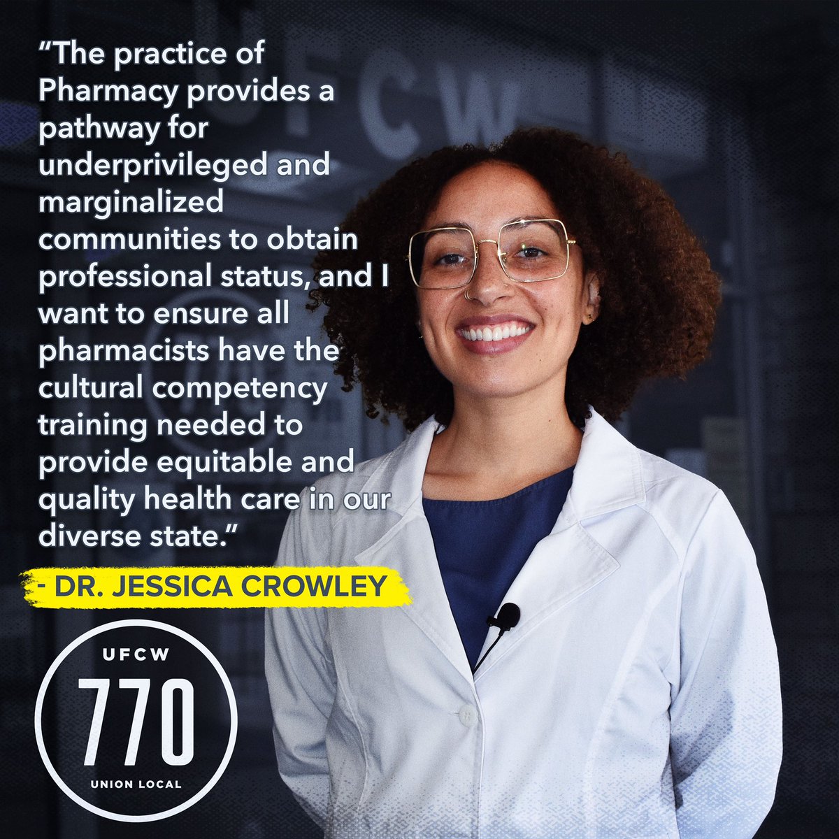 UFCW770's tweet photo. #Pharmacist
#UnionStrong
#ForeverEssential
#1u https://t.co/TbphI4P7iK