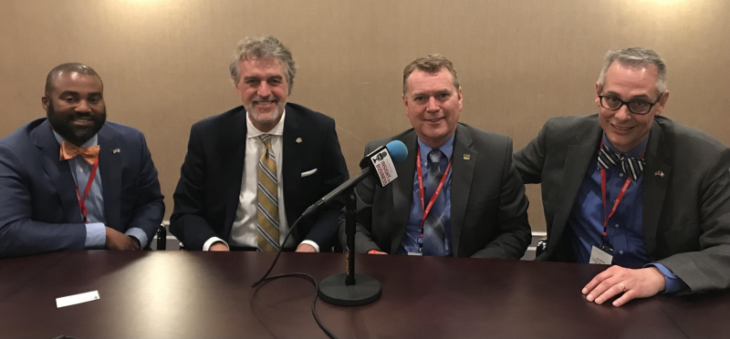 IoB_NewsHour's tweet photo. Why the @DNC should #KeepIowaFirst with @ScottBrennanIDP Joseph Jones from the @HarkinAtDrake Scott Raecker from @TheRayCenter and Jay Byers from the @DSMpartnership https://t.co/gQ7zMCrKXC #Politics #Voting #Business https://t.co/dAw8eUXNuA