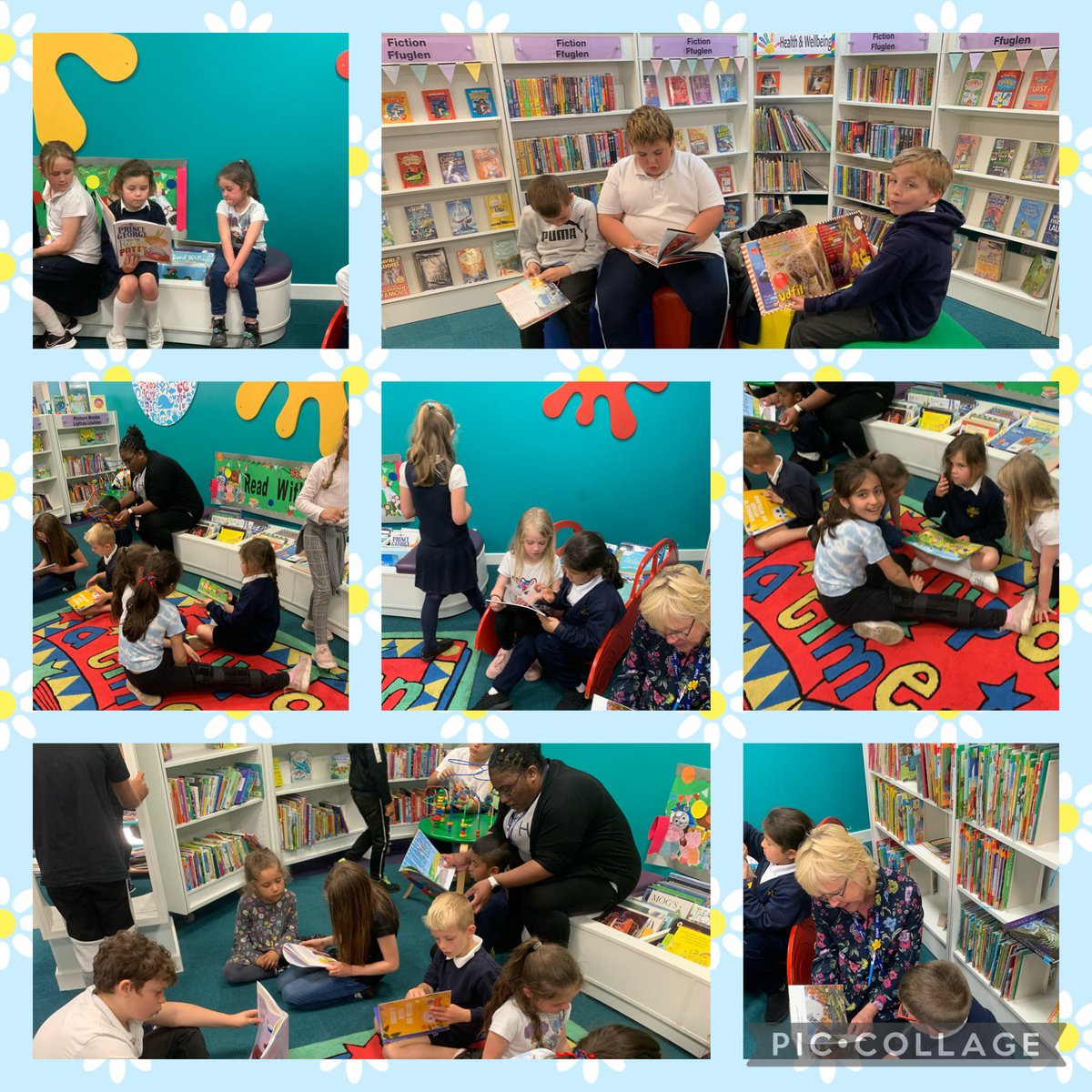 Sandfields_Pri's tweet photo. Friendly Fellows and Shooting Stars had an awesome afternoon in the library. It was lots of fun exploring the books and learning what everyone liked to read! #sfpfriendlyfellows #sfpshootingstars #sfpllc #sfparticle1 https://t.co/sHhKwSeeo8