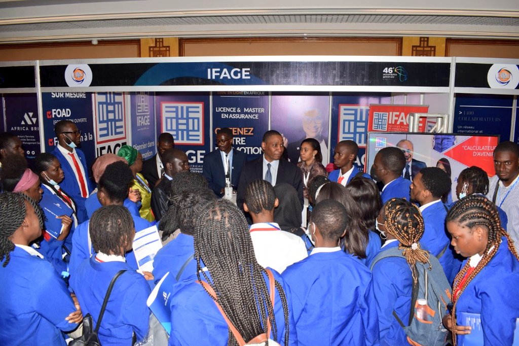 ifage_dakar's tweet photo. #Fanaf2022 #Day3 🇸🇳
Nos étudiants étaient présents lors de la 3ème journée de la 46ème assemblée générale de la #FANAF.
📍https://t.co/1aRwMznH4q
#IFAGE, nous formons les leaders du monde de l'#Assurance et de l'#Actuariat, taillés sur mesure et ouverts à l'#innovation ! https://t.co/HY0ZxdFJAC