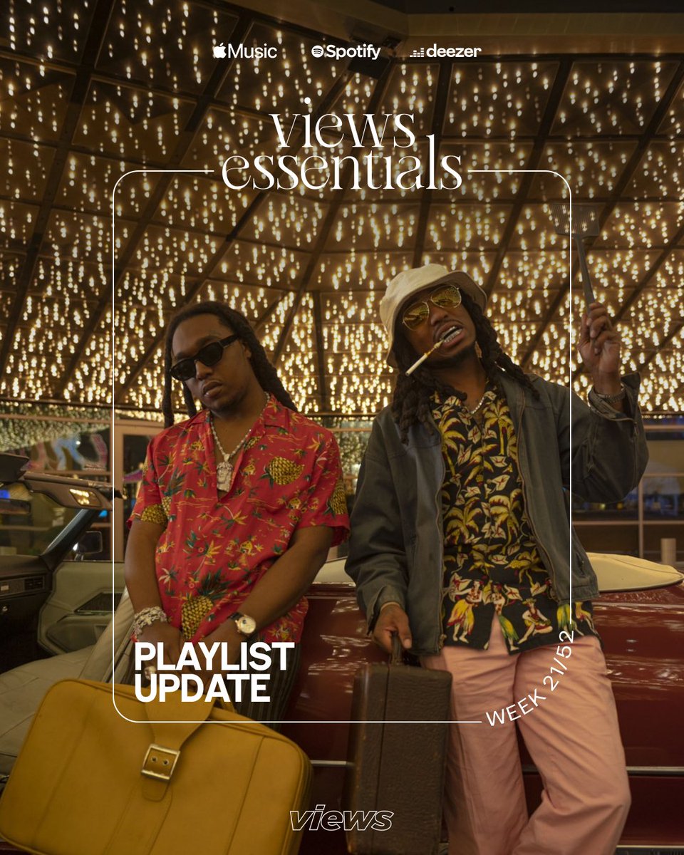 🎧 Quavo &amp; Takeoff, 070 Shake ou encore So La Lune, ils sont tous dans notre playlist Views Essentials, qui rassemble nos 50 morceaux favoris du moment.

Écouter et s'abonner → views.fr/playlist/