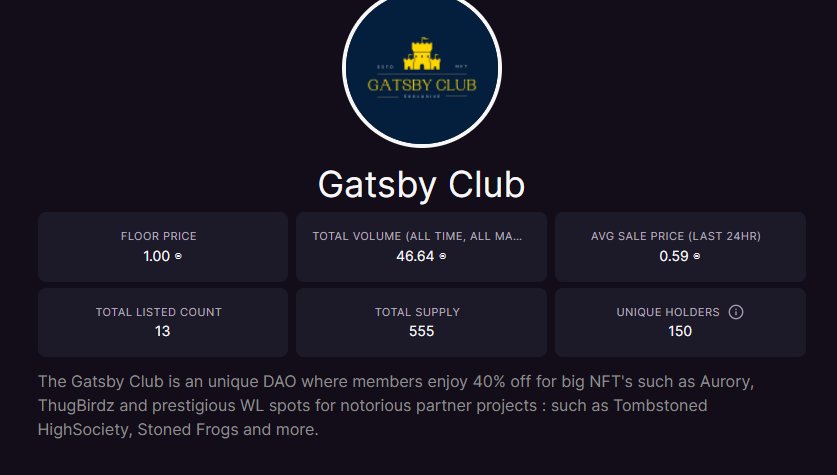 Gatsby Club tweet media