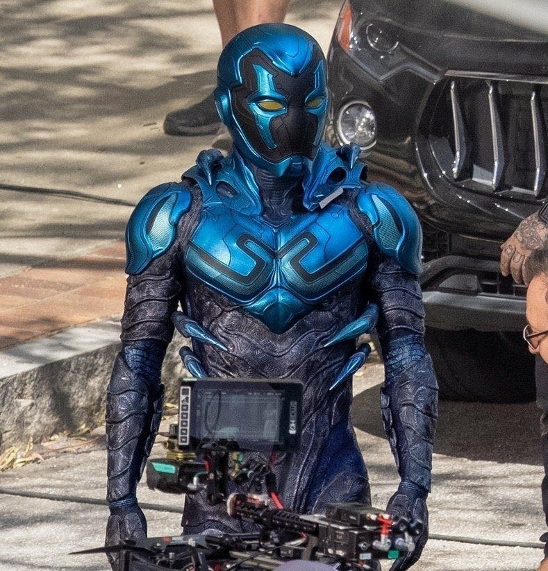 DCEUNews's tweet photo. This has got to be the most comic accurate costumes right next to Aquaman https://t.co/EEU4rrbbCW