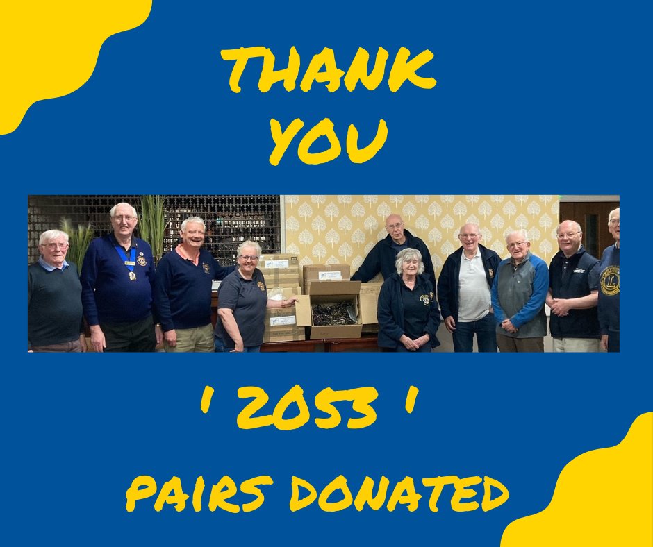 Yet again, our Lions Club has made a significant donation of used spectacles for recycling through Lions International. A big thank you to everyone who has donated any.