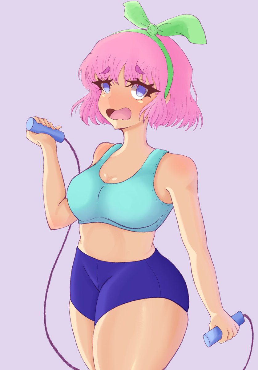 kaymaeko's tweet photo. Jump rope! #art https://t.co/Wfu1NEwUX6