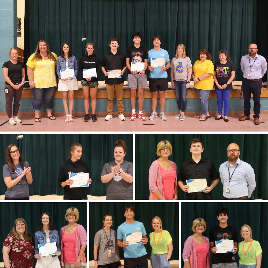 StChasCitySch's tweet photo. Today, 5 graduating seniors from the SCW Class of '22 stopped by their old school, Harris Elementary, to be honored as the recipients of the inaugural Harris Nest Egg Scholarship.  Congrats to Lily Jackson, Carl Duffner, Paige Ryherd, Dylan Patterson and Daniel Bearden! https://t.co/cqvpyoua5o