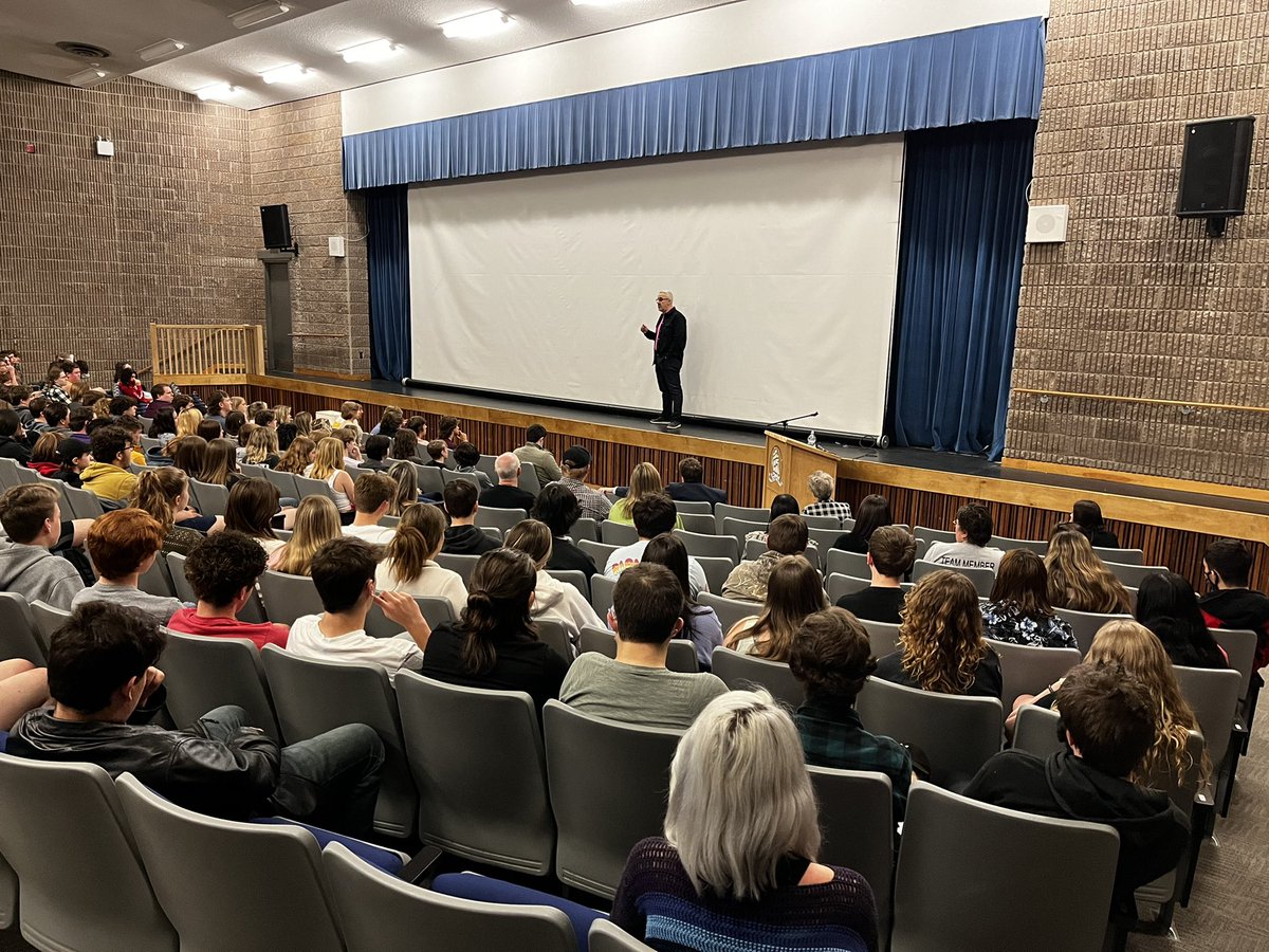 We were really proud to bring the #YellowIsForHello campaign to New Brunswick! Thank you to founder Sam Fiorella for speaking to our students, and to all of our guests for making the time to join us in this celebration.