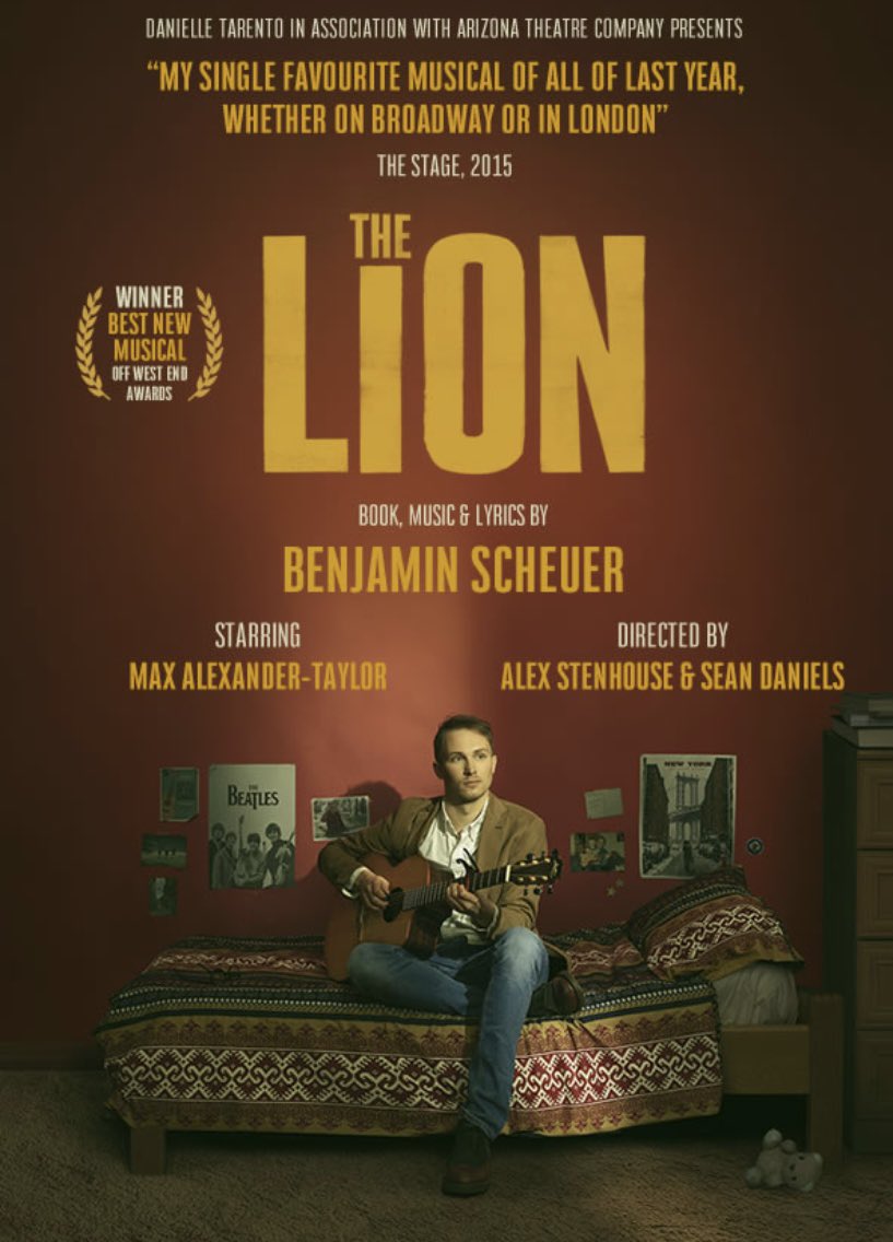National Youth Music Theatre (@nymtuk) on Twitter photo 🎶 <a href="/TheLionMusical/">The Lion Musical</a> by <a href="/BenjaminScheuer/">Benjamin Scheuer</a> & starring
<a href="/maxalextaylor/">Max Alexander-Taylor</a> opens tonight <a href="/swkplay/">Southwark Playhouse</a> .. Produced by <a href="/NYMTuk/">National Youth Music Theatre</a> Board member <a href="/danielletarento/">tarento productions</a>, this is a musical that is not to be missed! #newmusicals #TheLion 🎶
Book your tickets now!
🎟 southwarkplayhouse.co.uk/the-little/the… 🎶 <a href="/TheLionMusical/">The Lion Musical</a> by <a href="/BenjaminScheuer/">Benjamin Scheuer</a> & starring
<a href="/maxalextaylor/">Max Alexander-Taylor</a> opens tonight <a href="/swkplay/">Southwark Playhouse</a> .. Produced by <a href="/NYMTuk/">National Youth Music Theatre</a> Board member <a href="/danielletarento/">tarento productions</a>, this is a musical that is not to be missed! #newmusicals #TheLion 🎶
Book your tickets now!
🎟 southwarkplayhouse.co.uk/the-little/the…