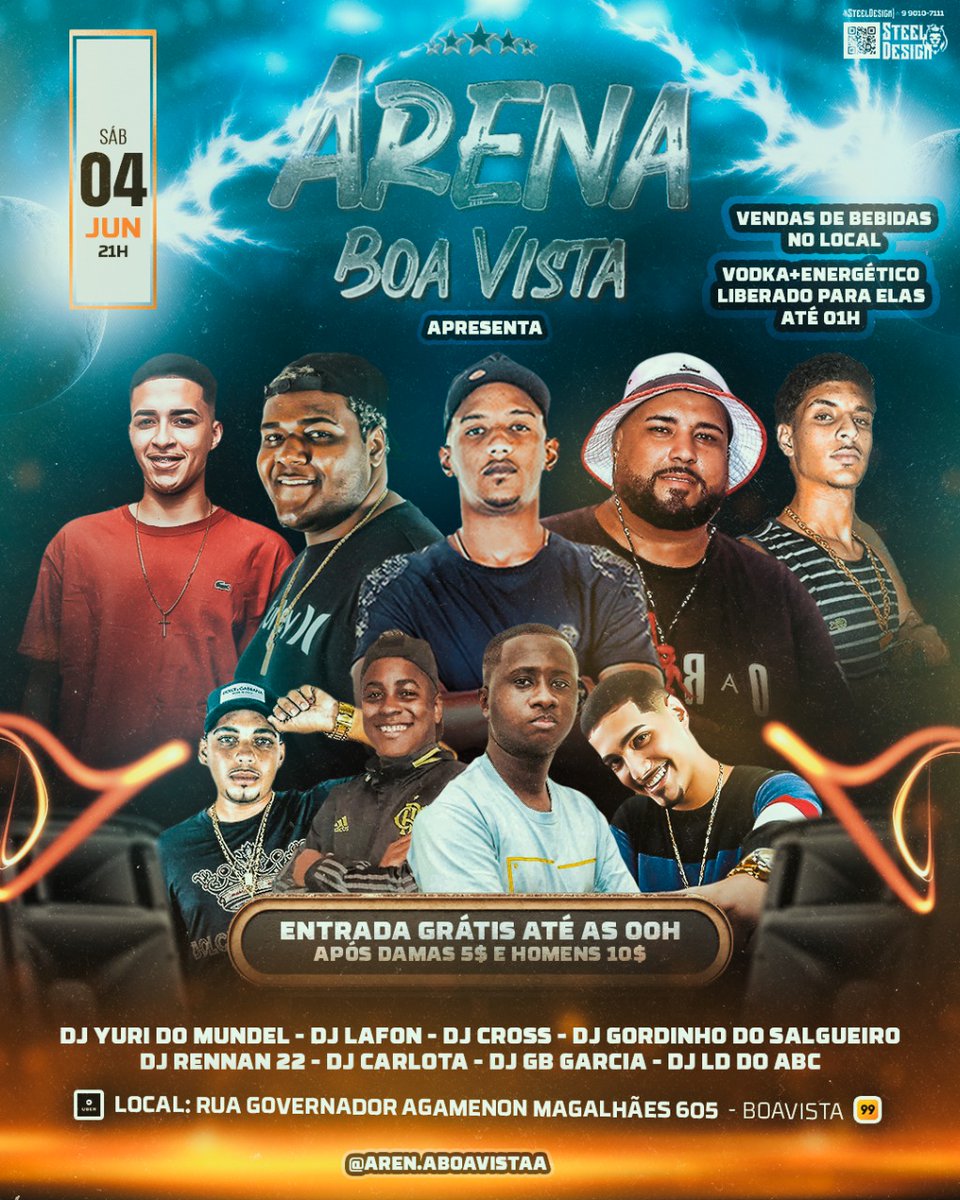 djcrooss's tweet photo. DIA 04/06 TEMOS NOSSO 1° NA ARENA BOA VISTA JA PARANDO TUDO COM ENTRADA GRÁTIS ATÉ ÁS 00:00 HORAS!!!🥵🥵
::MEGA DECORAÇÃO::
::DJ'S CONVIDADOS::
::VODKA E ENERGÉTICO LIBERADO PRAS MENINAS ATÉ 01:00:
::PROMOÇÕES DE BEBIDAS::
CHAAMA NO RT PRA FORTALECER!!!🙌❤ https://t.co/hnftxbGgnY