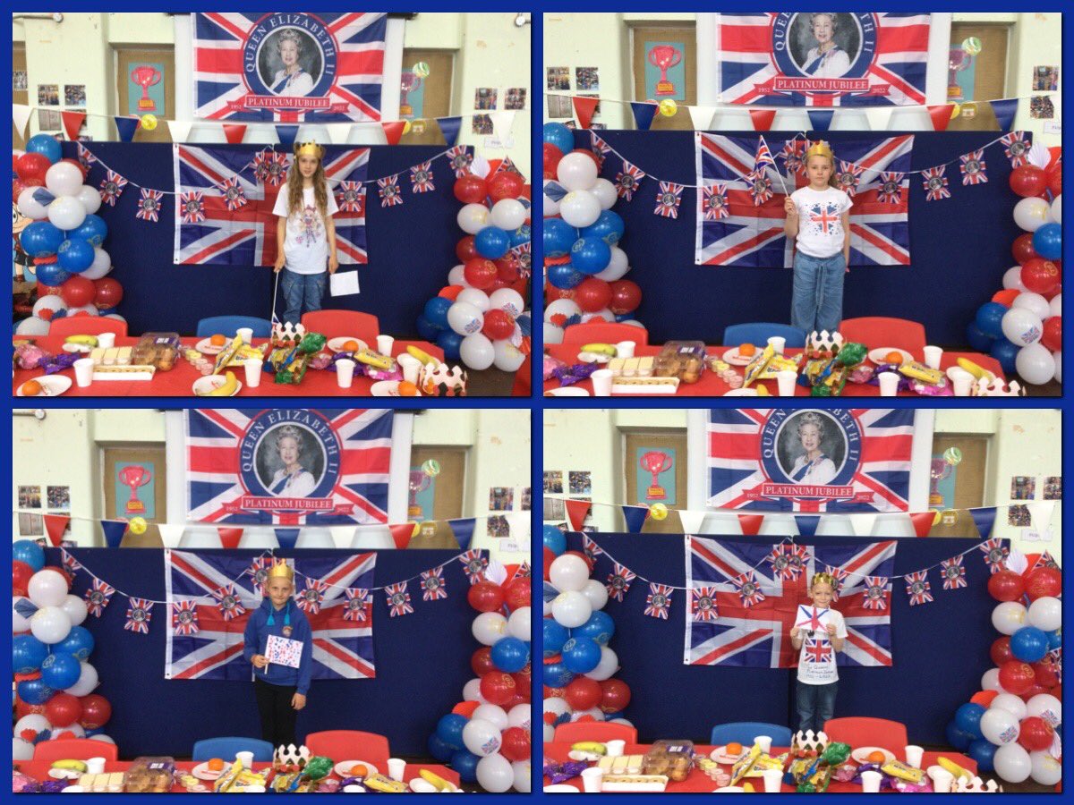 PPS_Eira's tweet photo. We’ve had a brilliant week celebrating the Queen’s jubilee, but today was super! We had a jubilee party and shared lots of laughter, smiles and interesting dance moves 💃🕺🏼😂. #1 https://t.co/iFqwt5FuBx
