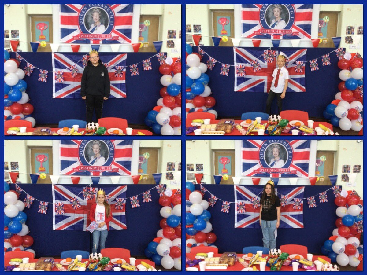 PPS_Eira's tweet photo. We’ve had a brilliant week celebrating the Queen’s jubilee, but today was super! We had a jubilee party and shared lots of laughter, smiles and interesting dance moves 💃🕺🏼😂. #1 https://t.co/iFqwt5FuBx