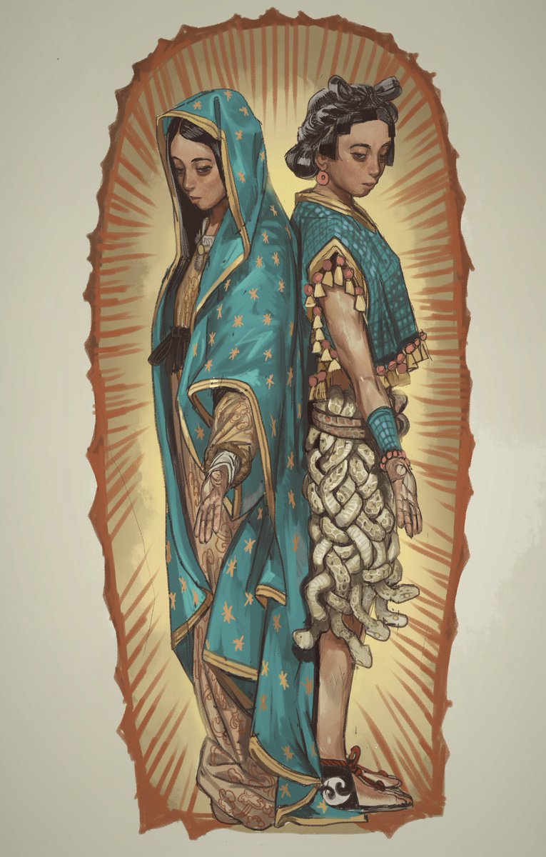 Por qué razón apareció la Virgen de Guadalupe en el antiguo Tepeyacac? Por la sencilla razón que en ese lugar se veneraba a las diosas madres entre los antiguos nahuas, posiblemente Toci,Cihuacoatl e Ilamatecuhtli. Superposición de cultos
Magnífica ilustración de <a href="/mossacannibalis/">mossa🔞</a>