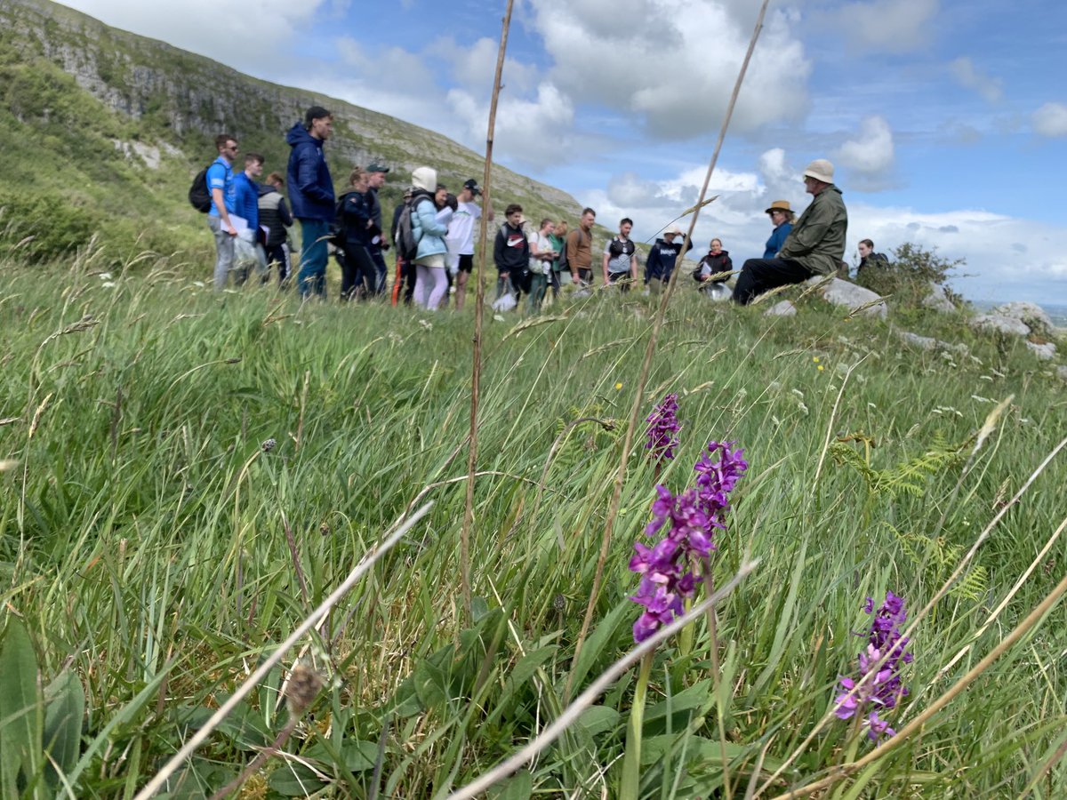 It’s now mid week on the Agri Environmental Science ⁦<a href="/ucdagfood/">UCD School Ag & Food</a>⁩ field trip to the Burren. Great ⁦<a href="/ucddublin/">University College Dublin</a>⁩ students and great weather for the science of ecology, flora, fauna and agriculture.